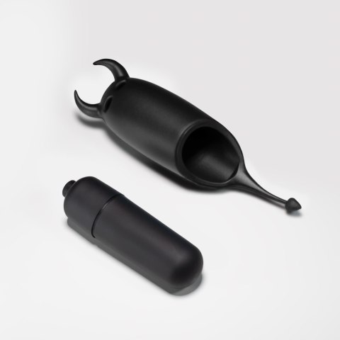 CRUSHIOUS O-PET DEVIL WITH 10 VIBRATION BULLET BLACK Crushious