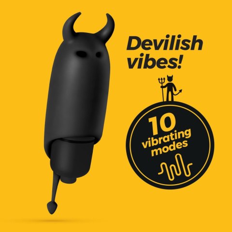 CRUSHIOUS O-PET DEVIL WITH 10 VIBRATION BULLET BLACK Crushious