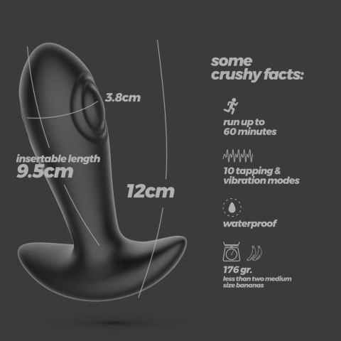 CRUSHIOUS OCTO TAPPING ANAL PLUG WITH REMOTE CONTROL Crushious
