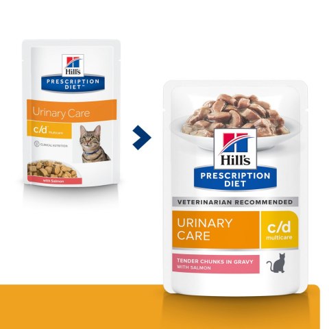 Hill's Prescription Diet c/d Multicare Feline Salmon 85g Hills