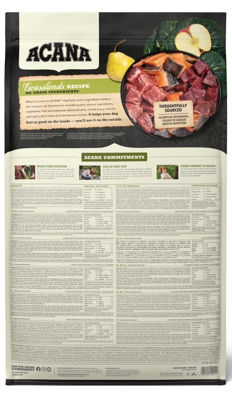 Acana Regionals Grasslands Dog 11,4kg Acana