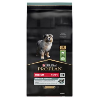 Purina Pro Plan Medium Puppy Sensitive Optidigest Jagnięcina I Ryż 12kg Purina Pro Plan