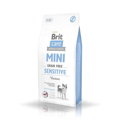 Brit Care Mini Grain Free Sensitive Z Dziczyzną 400g Brit