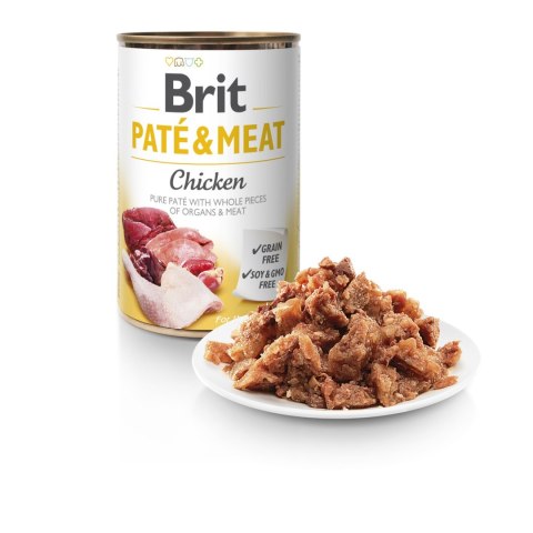 Brit Pate & Meat Z Kurczakiem 400g Brit