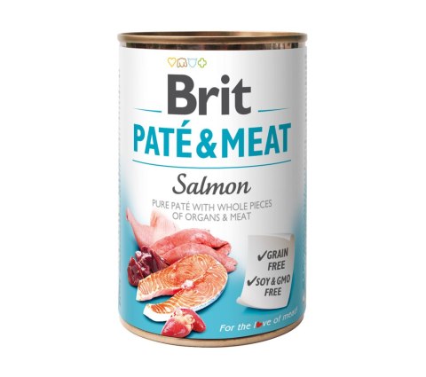 Brit Pate & Meat Z Łososiem 400g Brit