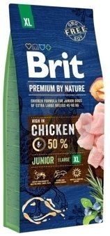 Brit Premium By Nature Junior XL Z Kurczakiem 15kg Brit