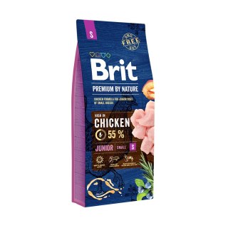 Brit Premium By Nature Junior S Z Kurczakiem 8kg Brit