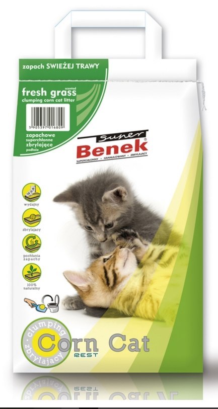 CERTECH-SUPER BENEK Corn Cat Świeża Trawa 25l Certech-Super Benek