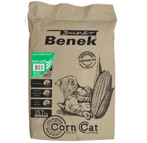 CERTECH-SUPER BENEK Corn Cat Świeża Trawa 25l Certech-Super Benek