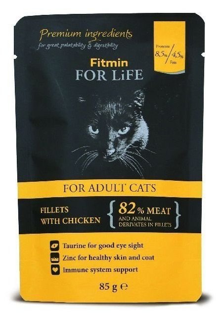 Fitmin Cat For Life Adult Chicken 85g Fitmin