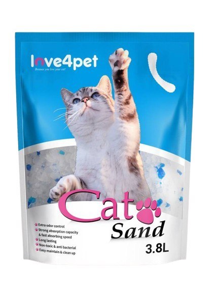 Qingdao Joint And Lucky Industrial Cat Sand Żwirek Silikonowy 3,8l Cat Sand