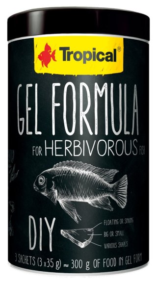 Tropical Gel Formula For Herbivorous Fish 1000ml Tropical