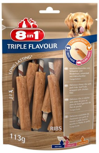 8in1 Triple Flavour Żeberka Kurczak 6szt 8in1