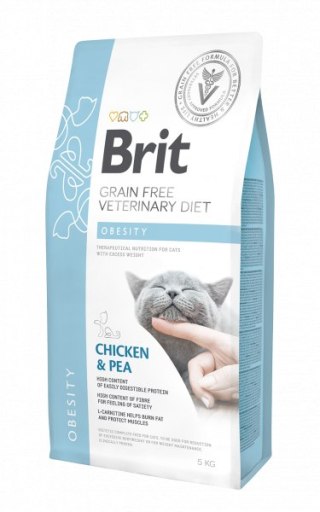 Brit Grain Free Veterinary Diet Cat Obesity Kurczak Z Groszkiem 5kg Brit veterinary