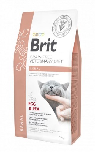 Brit Grain Free Veterinary Diet Cat Renal Jajko Z Groszkiem 2kg Brit veterinary
