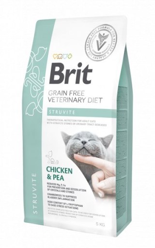 Brit Grain Free Veterinary Diet Cat Struvite Kurczak Z Groszkiem 2kg Brit veterinary