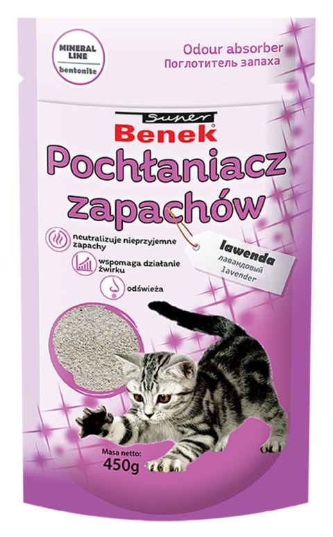 CERTECH-SUPER BENEK Pochłaniacz Zapachów Lawenda 450g Certech-Super Benek