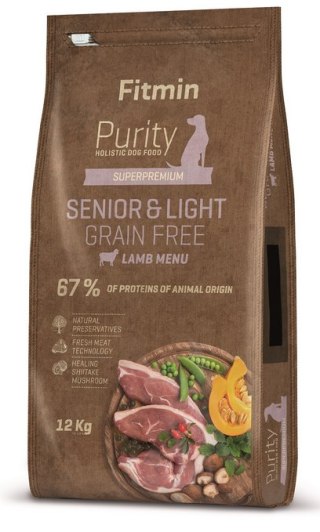 Fitmin Purity Senior Grainfree Light Lamb 12kg Fitmin