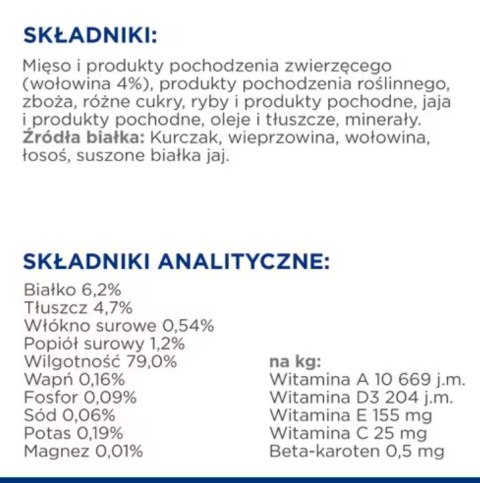 Hill's PD Prescription Diet Feline k/d Kidney Care Wołowina 85g Hills