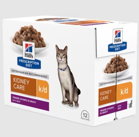 Hill's PD Prescription Diet Feline k/d Kidney Care Wołowina 85g Hills