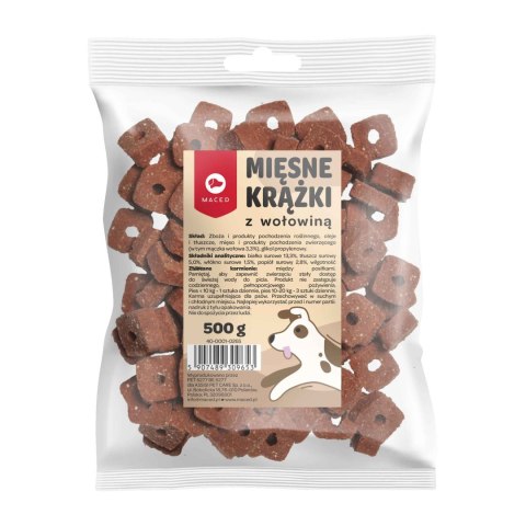 Maced Mięsne Krążki Z Wołowiną 500g Maced