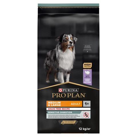 Purina Pro Plan Adult Medium&Large Digestion OptiDigest 12kg Purina Pro Plan