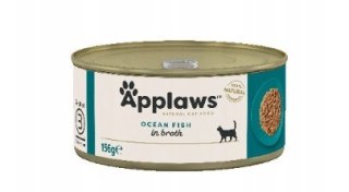 APPLAWS Ocean Fish In Broth Tin 156g Applaws