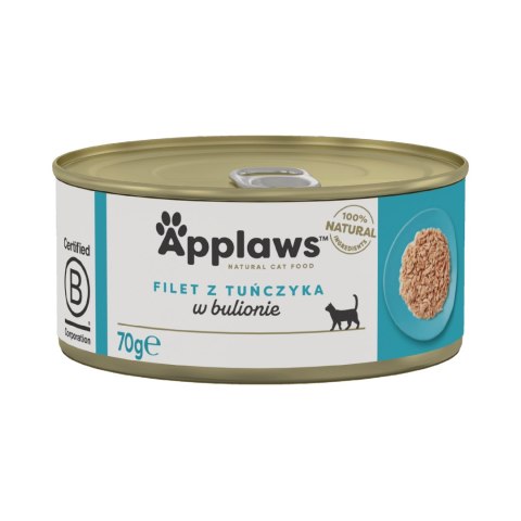 APPLAWS Tuna Fillet In Broth 70g Applaws