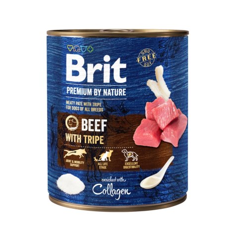 Brit Premium By Nature Beef With Tripe 800g Brit