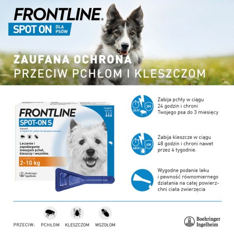 FRONTLINE Spot On Dla Psa 3x1,34ml Frontline (Boehringer Ingelheim)