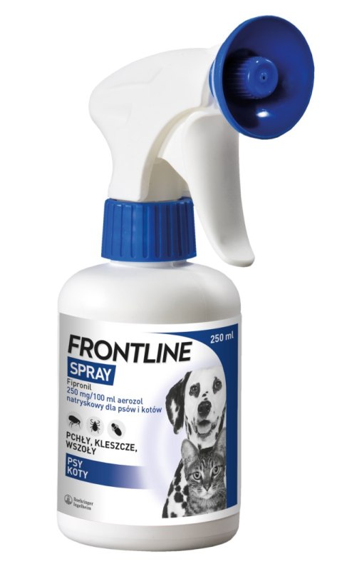 FRONTLINE Spray Dla Psów I Kotów 250ml Frontline (Boehringer Ingelheim)