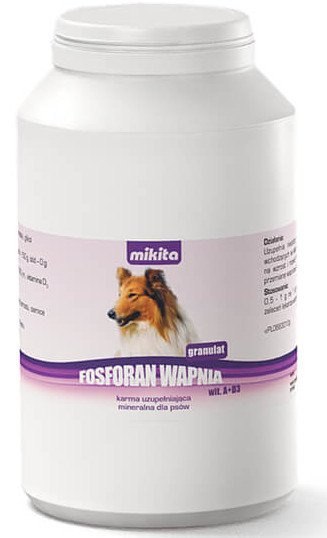Mikita Fosforan Wapnia Wit. A+D3 Granulat 500g Mikita