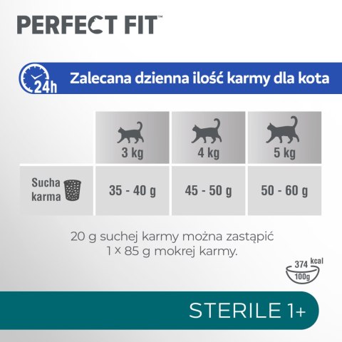 PERFECT FIT Sterile 1+ Z Kurczakiem 750g Perfect Fit