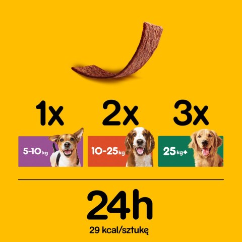 Pedigree Schmackos Multi Mix Przekąska Dla Dorosłych Psów Wszystkich Ras Z Wołowiną, Kurczakiem I Jagnięciną 36g Pedigree