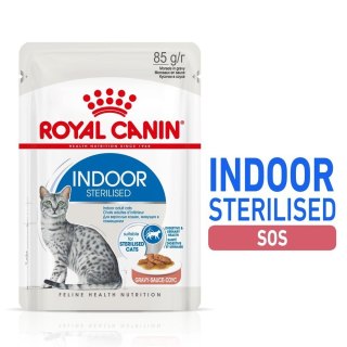 ROYAL CANIN Indoor Sterilised Sos 12x85g Royal Canin