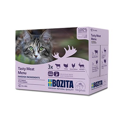 BOZITA Multibox Mięsne Kawałki W Sosie 12x85g Bozita