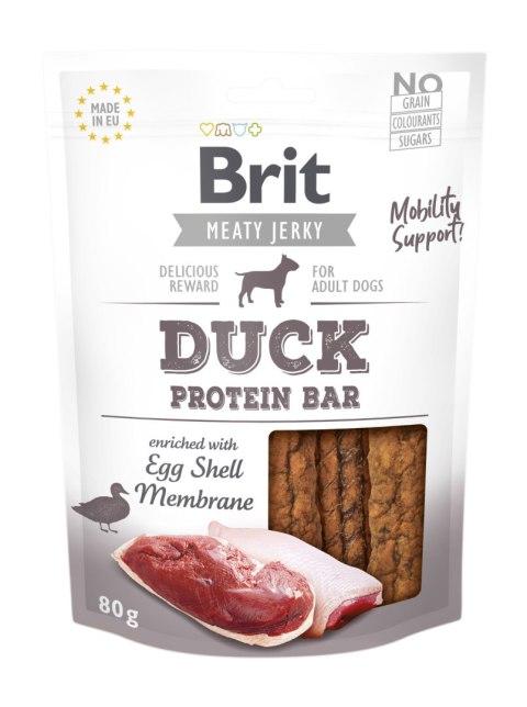 Brit Jerky Snack Duck Protein Bar 80g Brit