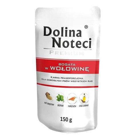 Dolina Noteci Premium Bogata W Wołowinę 150g Dolina Noteci