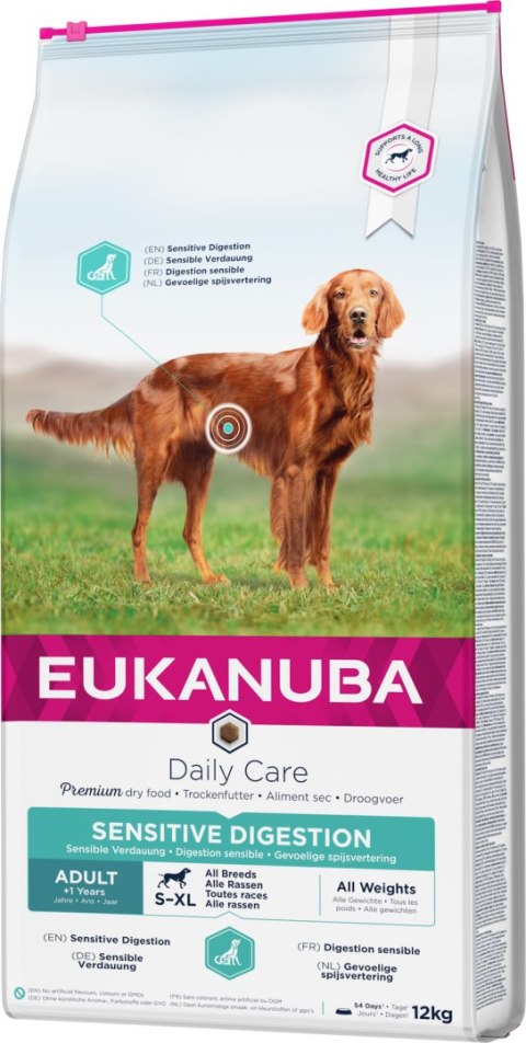Eukanuba Daily Care Adult Sensitive Digestion 12kg Eukanuba