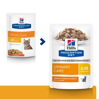 Hill's PD Prescription Diet Feline c/d Multicare 85g Hills
