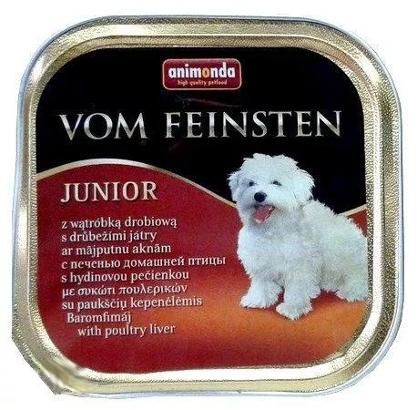 Animonda Dog Vom Feinsten Junior Wątróbka Drobiowa 150g Animonda