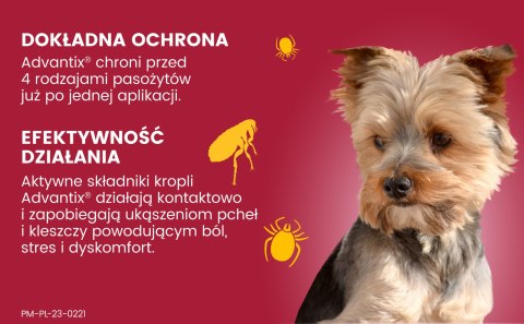 Bayer Advantix Krople Na Kleszcze I Pchły 0,4ml Bayer