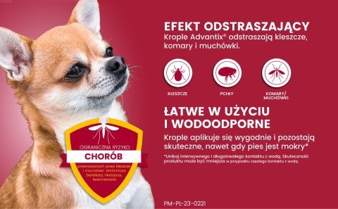 Bayer Advantix Krople Na Kleszcze I Pchły 0,4ml Bayer