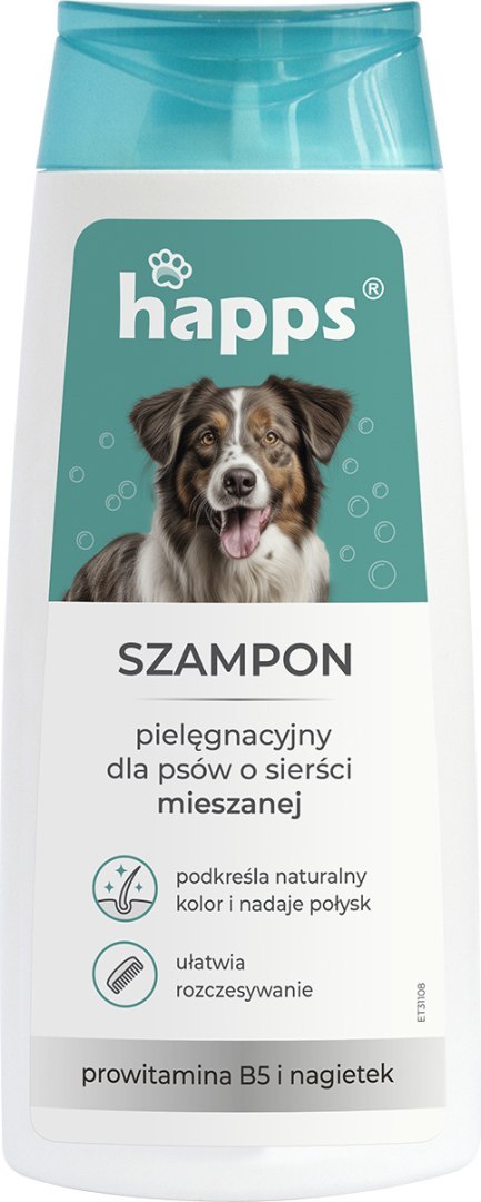 Bros Happs Szampon Pielęgnacyjny Dla Psów O Sierści Mieszanej 200ml Bros Sp z o.o.