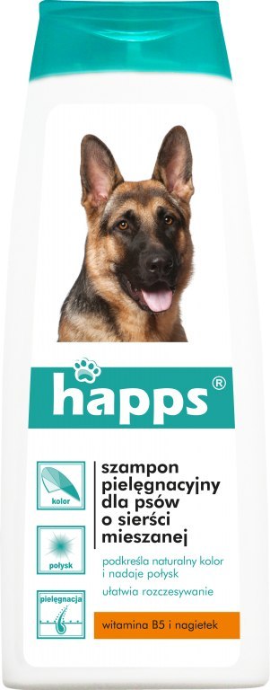 Bros Happs Szampon Pielęgnacyjny Dla Psów O Sierści Mieszanej 200ml Bros Sp z o.o.