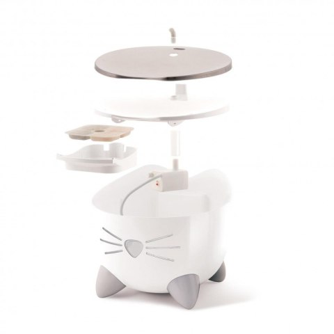 CATIT Pixi Smart Fountain Poidło Dla Kota Z Miską Białe 2l Catit