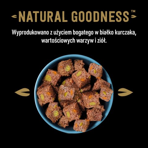 Cesar Natural Goodness Bogata W Kurczaka, Przybrana Batatem, Groszkiem I Żurawiną 400g Cesar