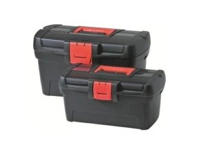 Curver Herobox Basic Zestaw Skrzynki Narzędziowe Czerwono-Czarna 13"+16" Curver