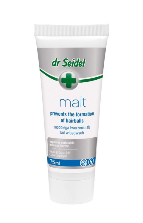 Laboratorium DermaPharm Dr Seidel Malt Pasta Dla Kota Odkłaczająca 75ml Laboratorium DermaPharm