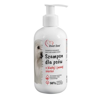 OVER ZOO Szampon Dla Psów Do Sierści Białej I Jasnej 250ml Over Zoo